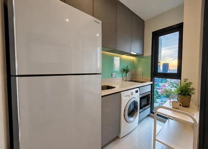 公寓 Work&stay Urban Soft 1 Bed Next To Bts Thonglor